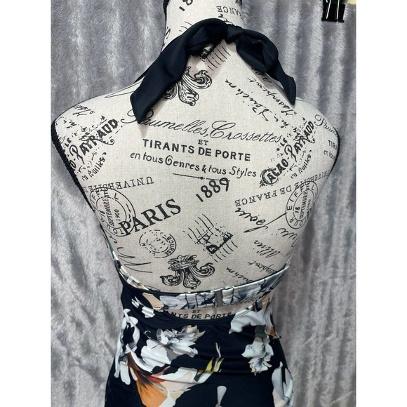 Athleta Swimsuit Top Tankini Floral‎ Print Women's Size 32D/DD - Picture 3 of 5